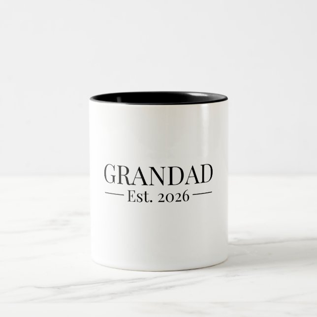 Farfar Grundad 2026 Två-Tonad Mugg (Center)