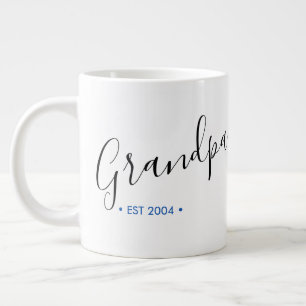 Farfar Grundad År Personlig Jumbo Mugg