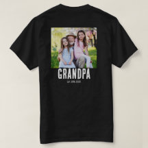 Farfar Grundade Foto Grunge text T-Shirt