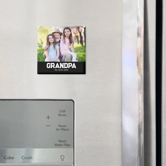 Farfar Grundade Foto Present Magnet (In Situ (Fridge))
