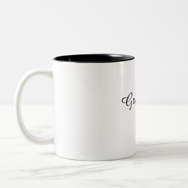 Farfar Grundade personlig mugg (Vänster)