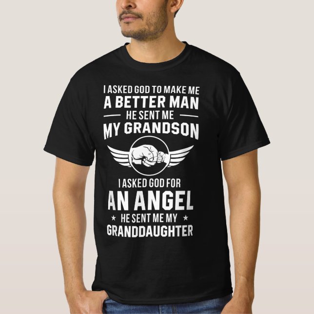 Farfar Gud skickade mig min farmsondotter T Shirt (Framsida)