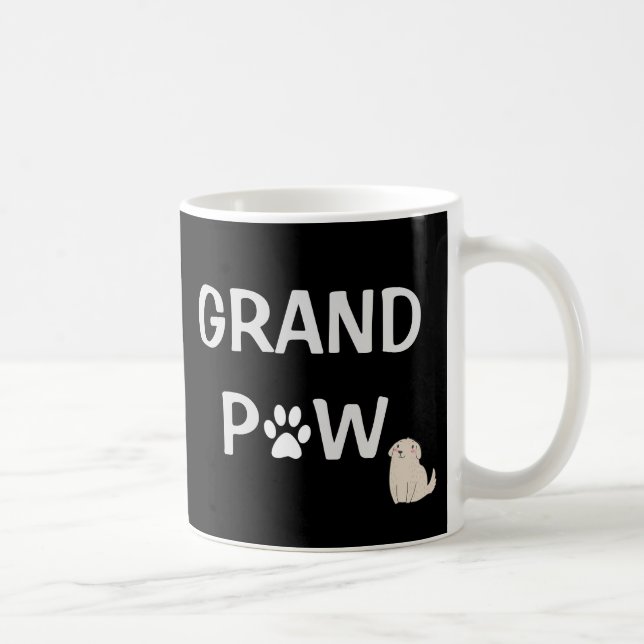 Farfar Hund Farfar Fars dag Kaffemugg (Höger)