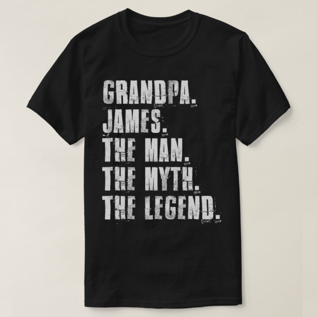 Farfar James Mannen, myten om det förklarade proud T Shirt (Design framsida)