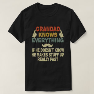 Farfar känner till allt underbart farfar Gift T Shirt