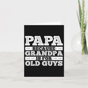 Farfar Konst För Män Farfar Pappa Förälder Far Kort
