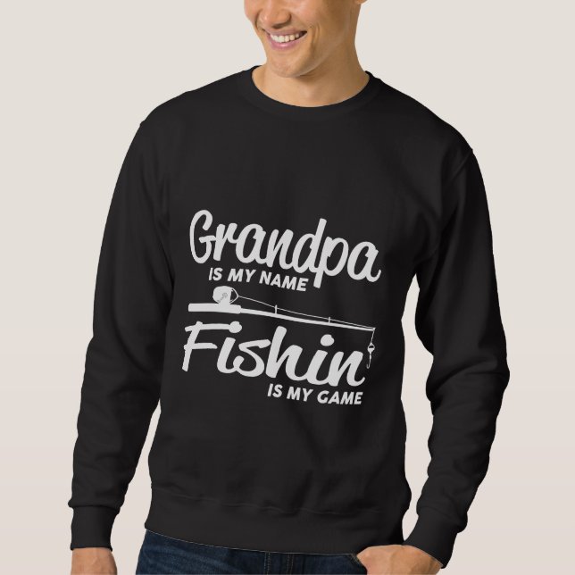Farfar Lång Ärmad Tröja (Framsida)