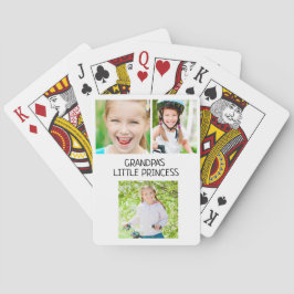 Farfar lilla prinsessa 3 Foto barnbarn Casinokort