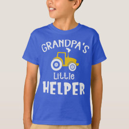 Farfar, liten hjälp med traktorn t shirt