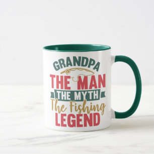 Farfar, mannen, myten, fiskelagen mugg