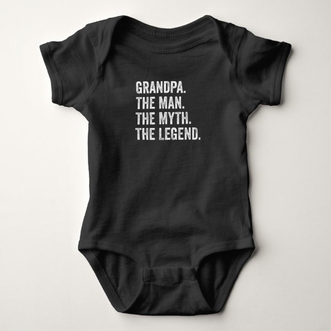 Farfar, mannen, myten, legend funny t shirt (Framsida)