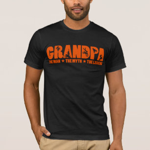 Farfar, mannen, myten, motocross-förklaringen t shirt