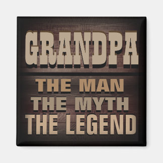 Farfar, mannen, Myth, Legend Magnet