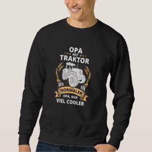 Farfar med traktorns Coola Grandpa Grandpa Grandpa Lång Ärmad Tröja