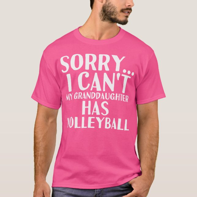 Farfar Morma Min mordotter har Volleyball T Shirt (Framsida)