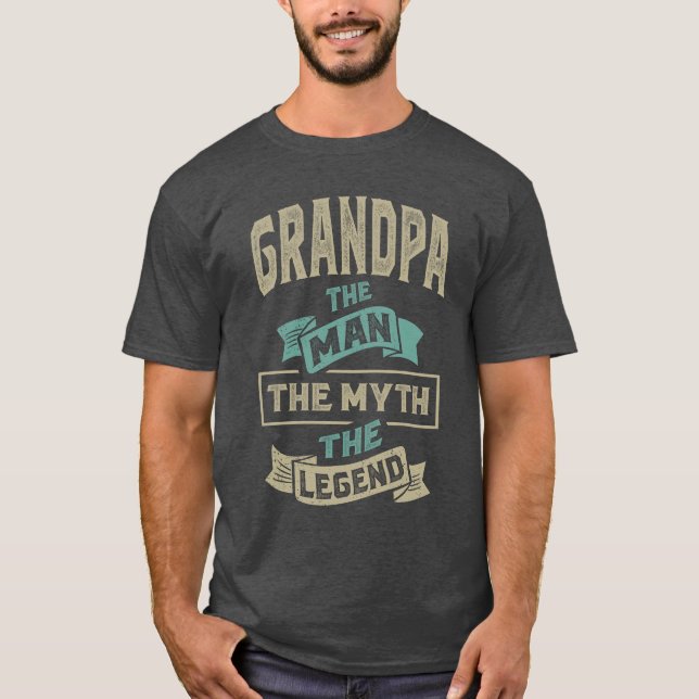 Farfar, myth the Legend T Shirt (Framsida)