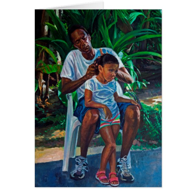 Farfar och barn 2010 hälsningskort (Framsidan)