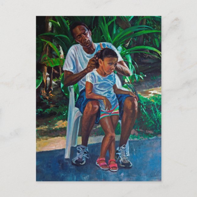 Farfar och barn 2010 vykort (Framsida)