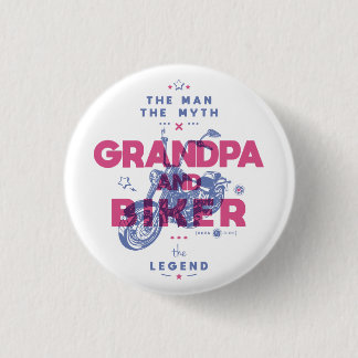 Farfar och biker mannen myten i legenden knapp
