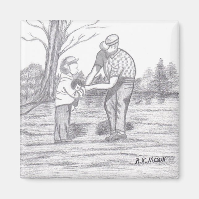 Farfar och jag magnet (Framsidan)