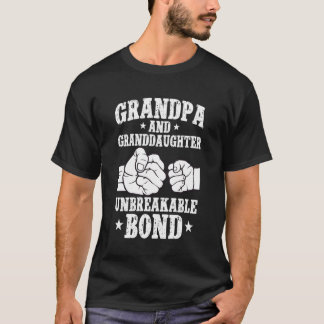 Farfar och sondotter från farfar till sondotter t shirt