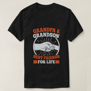 Farfar och sonson bästa vänner Baby T Shirt