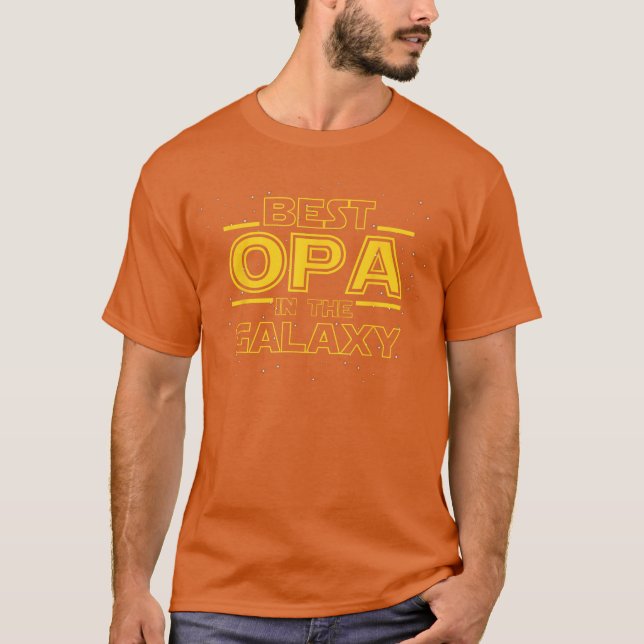 Farfar Opa Present Bästa Opa i Galay present T Shirt (Framsida)