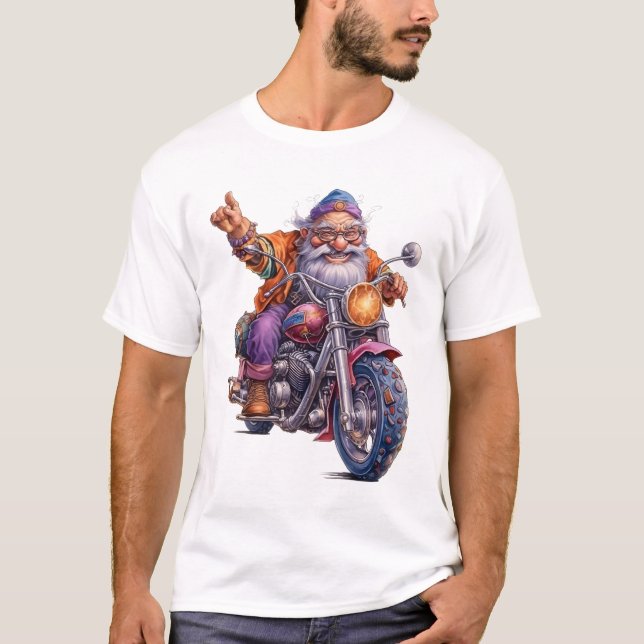 Farfar på cykel T-Shirt (Framsida)