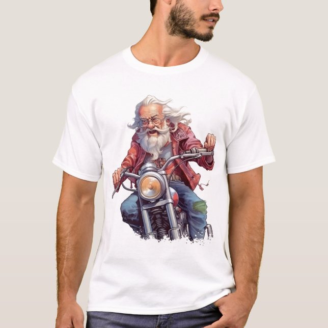 Farfar på cykel T-Shirt (Framsida)