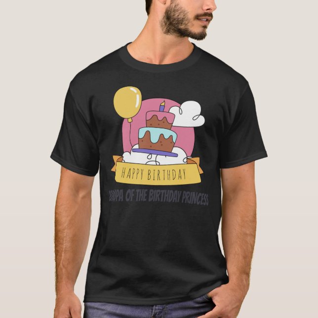 Farfar på födelsedagshästpenelope t shirt (Framsida)