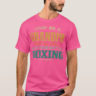 Farfar plockar din knapp vid Boxing Funny Boxer Hu T Shirt