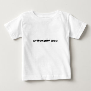 Farfar pojke vit t-shirt