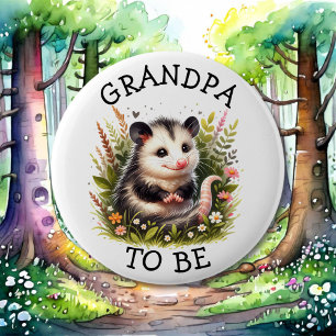 Farfar som ska Woodland Thworthy Baby Shower Knapp