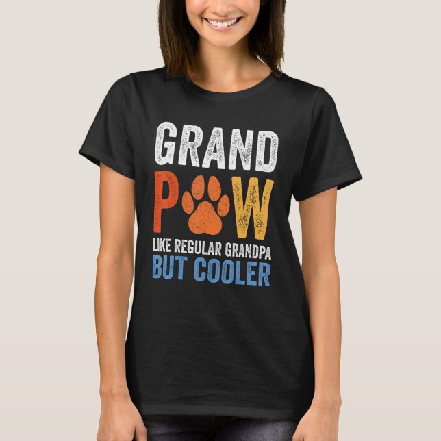 Farfar som vanliga farfar men Cooler Far T Shirt (Framsida)