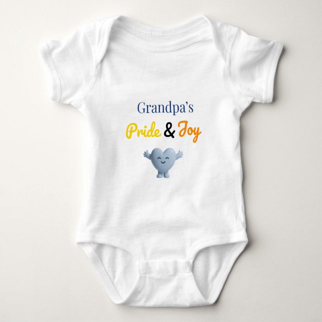 Farfar stolthet & glädje t shirt (Framsida)