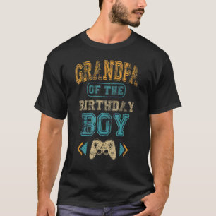 Farfar till Birthday Boy Gamepad B-Day Matching T Shirt