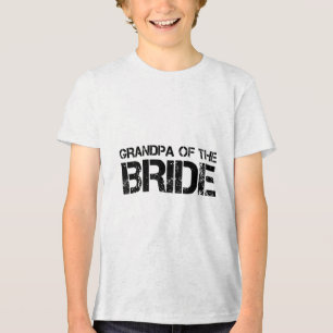 Farfar till Bride Funny Bröllop Groom Party Gif T Shirt