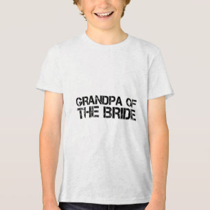 Farfar till Bride Funny Bröllop Groom Party Gif T Shirt