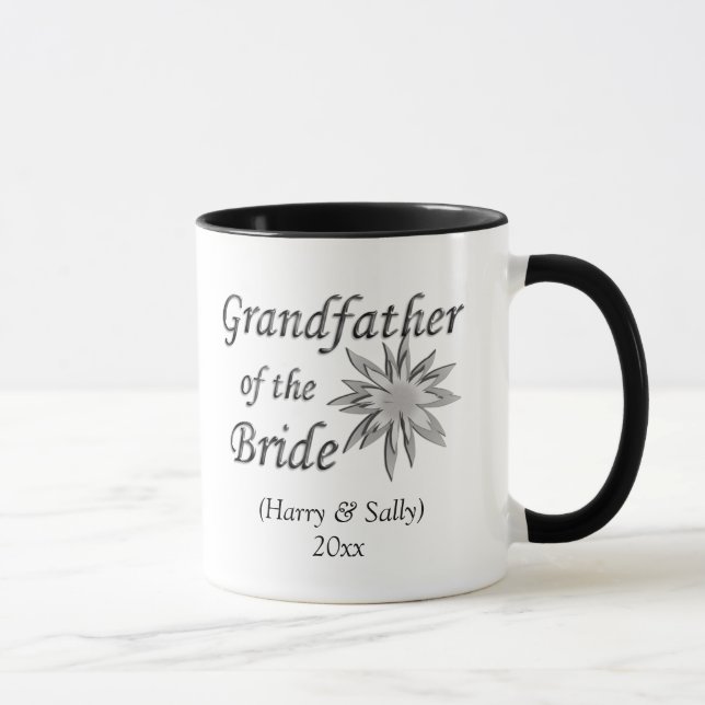 Farfar till Bride Namn Mugg (Höger)