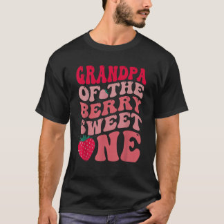 Farfar till den bäriga söta Strawberry Första Bi T Shirt