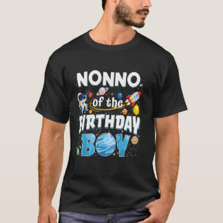 Farfar till födelsedags-pojken Astronaut Familj Ry T Shirt