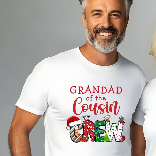 Farfar till kusinligans juldoodle t shirt (Skapare uppladdad)