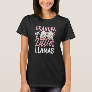Farfar till Little Llamas New Born Twin Girls Gran T Shirt