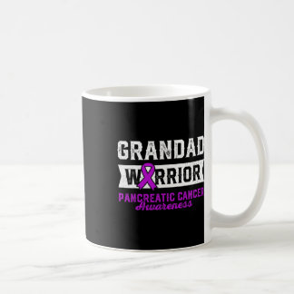 Farfar till Warrior Pancreatic Lila Ribbon Supp Kaffemugg