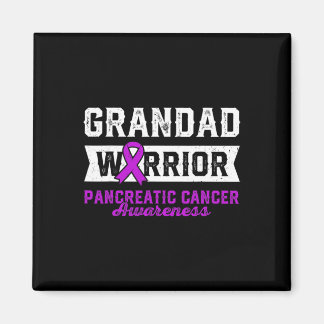 Farfar till Warrior Pancreatic Lila Ribbon Supp Magnet