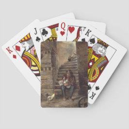 Farfar Tittar efter sin morson Casinokort