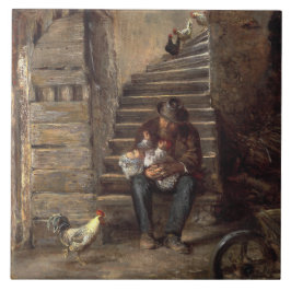 Farfar Tittar efter sin morson Kakelplatta