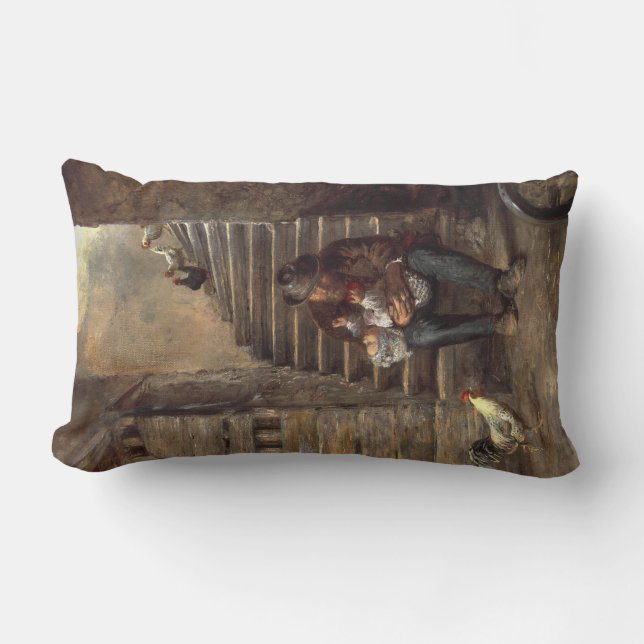 Farfar Tittar efter sin morson Lumbarkudde (Framsida)