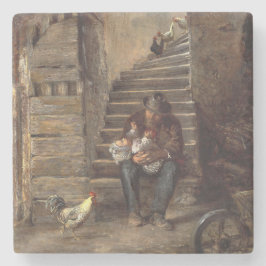 Farfar Tittar efter sin morson Stenunderlägg