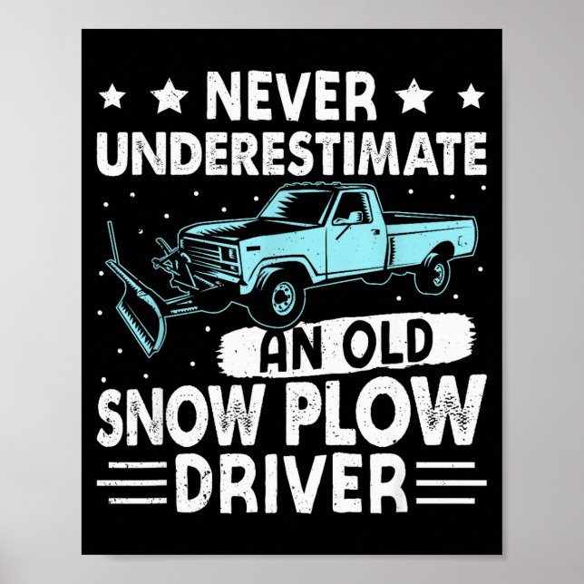 Farfar Underskatta aldrig en gammal snöplog förare Poster (Framsidan)